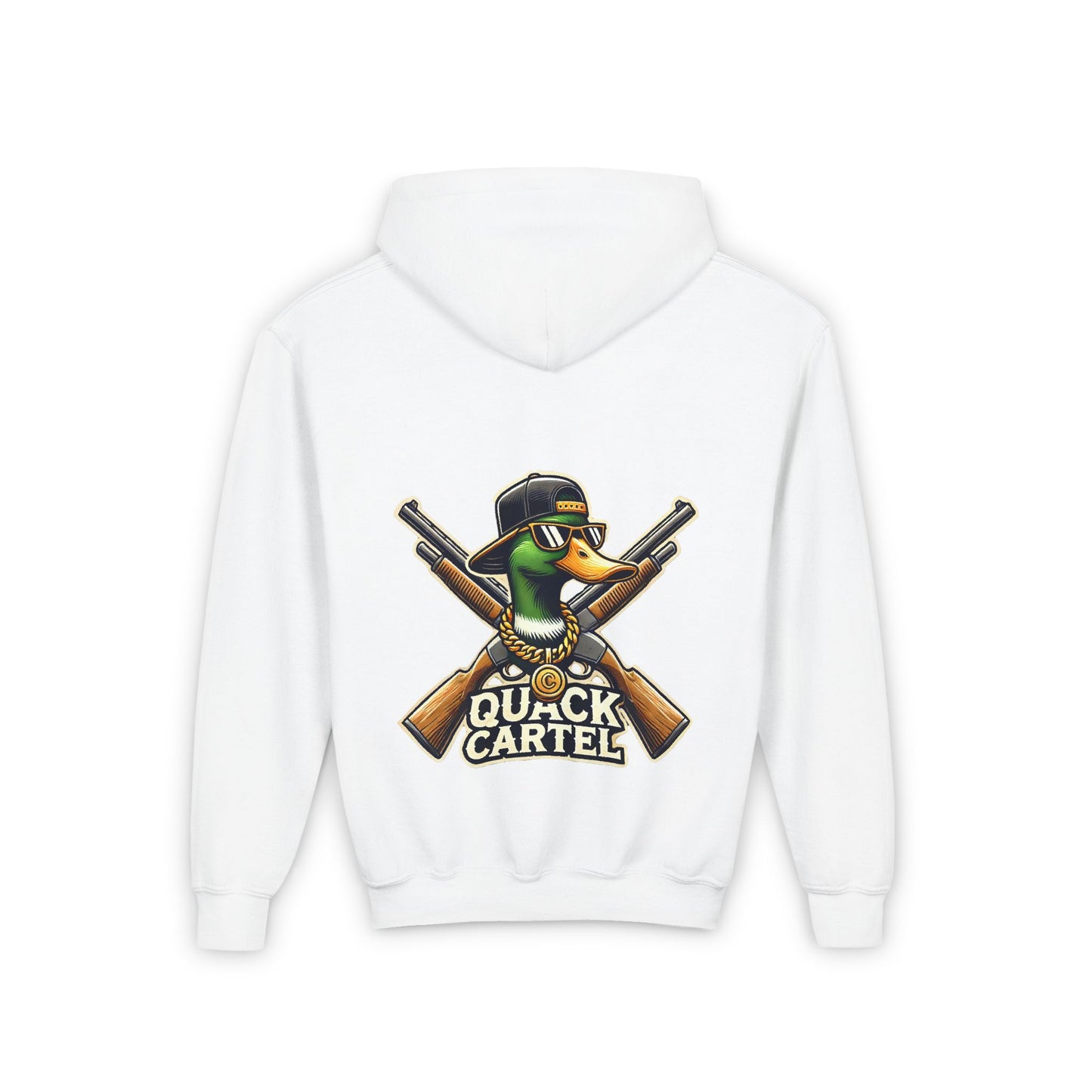 Youth Hoodie - OG Quack Cartel Logo