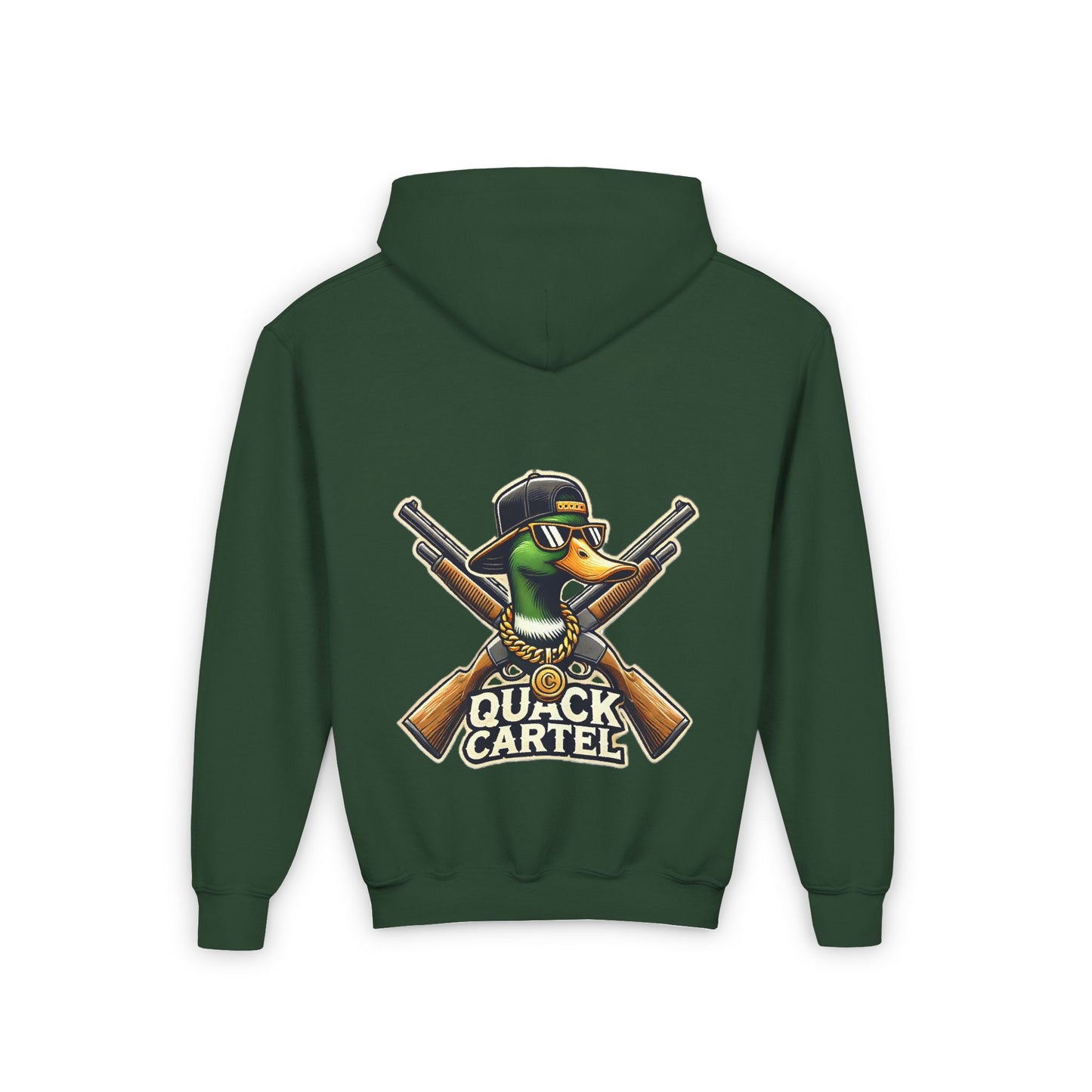 Youth Hoodie - OG Quack Cartel Logo