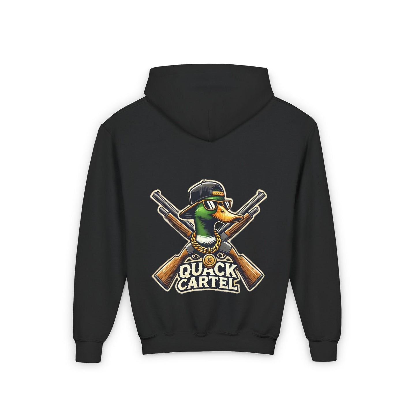 Youth Hoodie - OG Quack Cartel Logo